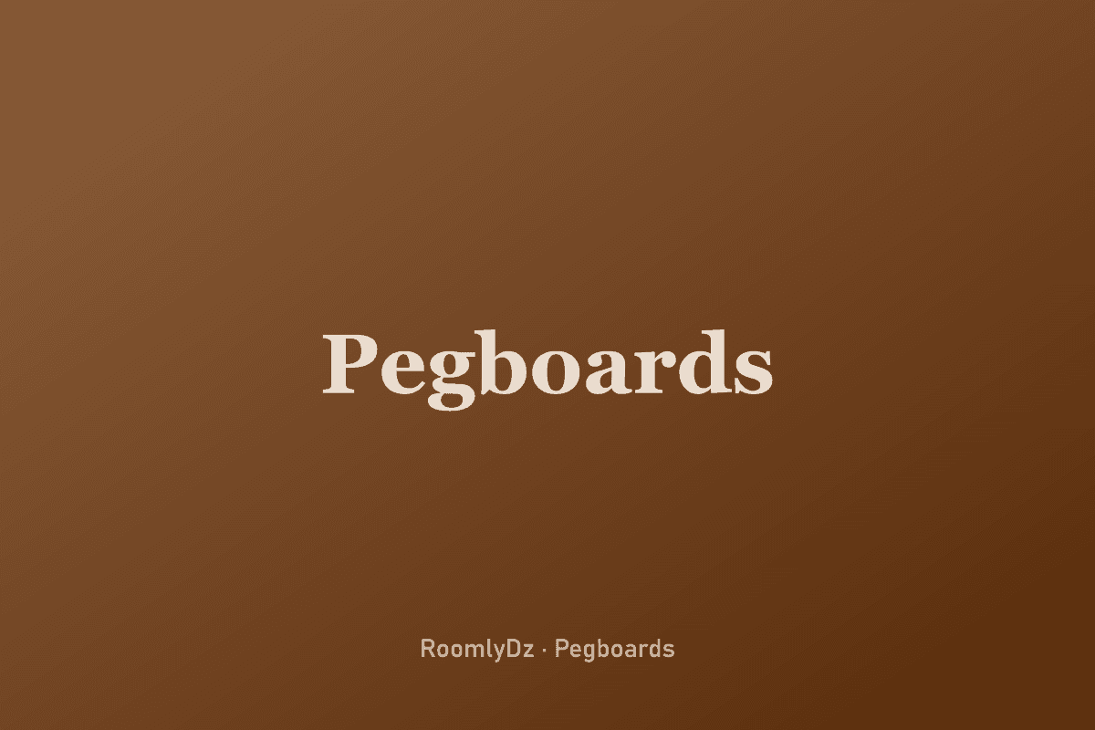 Pegboards